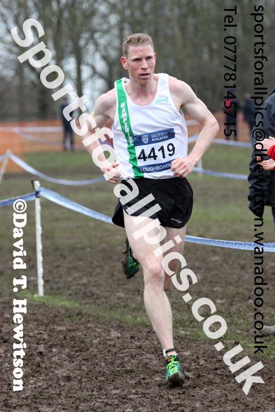 Senior mens Inter Counties Cross Country, Prestwold Hall, Loughborough. Photo: David T. Hewitson/Sports for All Pics